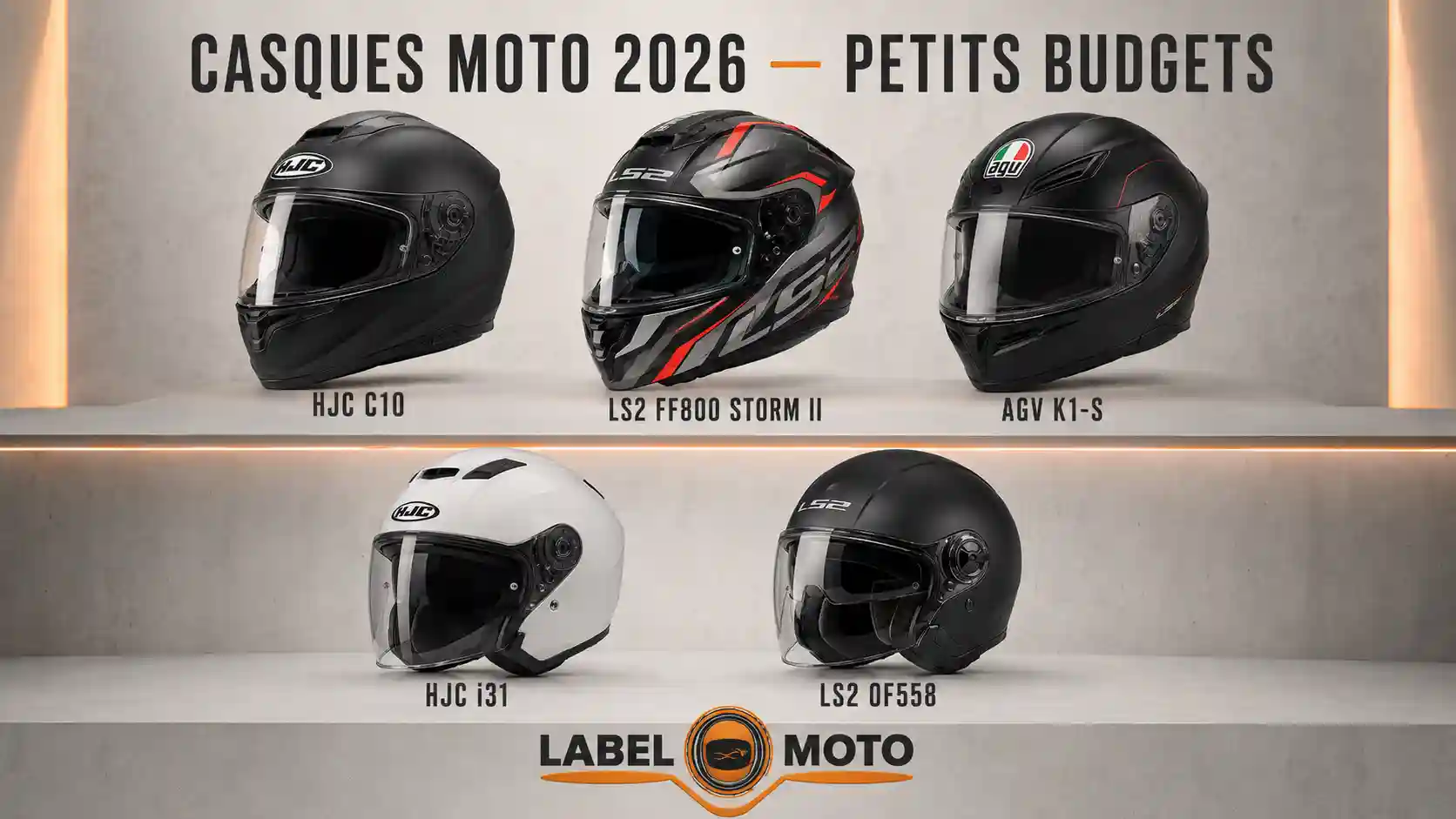Les meilleurs casques moto à moins de 200€