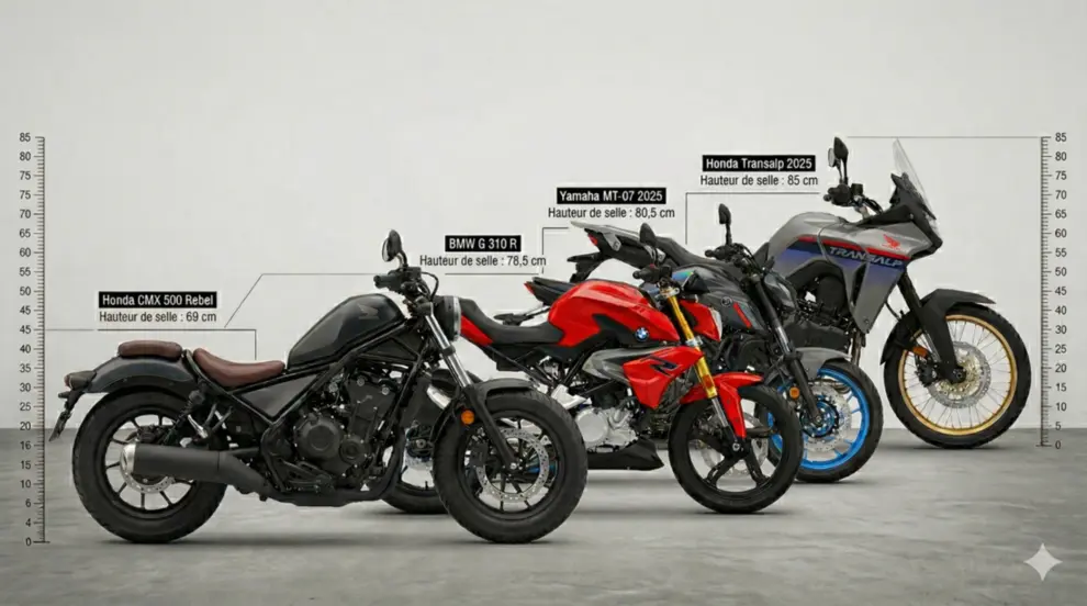 Quelle moto choisir selon sa taille ? Le guide complet par gabarit